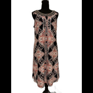 Roz & Ali Shift Dress Size 10 Stretch Sleeveless Knee Length